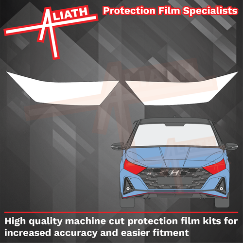 Hyundai i20 & i20N 2020-Present, Headlights CLEAR Stone Protection