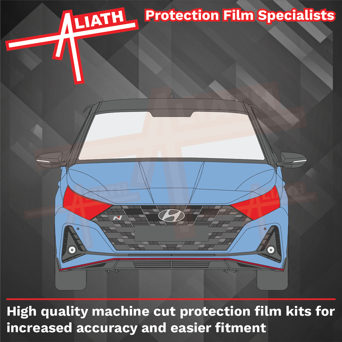 Hyundai i20 & i20N 2020-Present, Headlights CLEAR Stone Protection