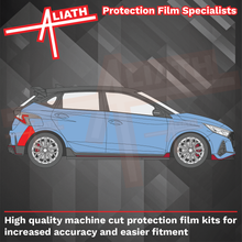 Hyundai i20N 2020-Present, Rear Bumper Arches CLEAR Paint Protection