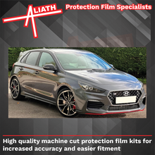 Hyundai i30 2017-Present, Rear Bumper Upper BLACK Scratch Protection