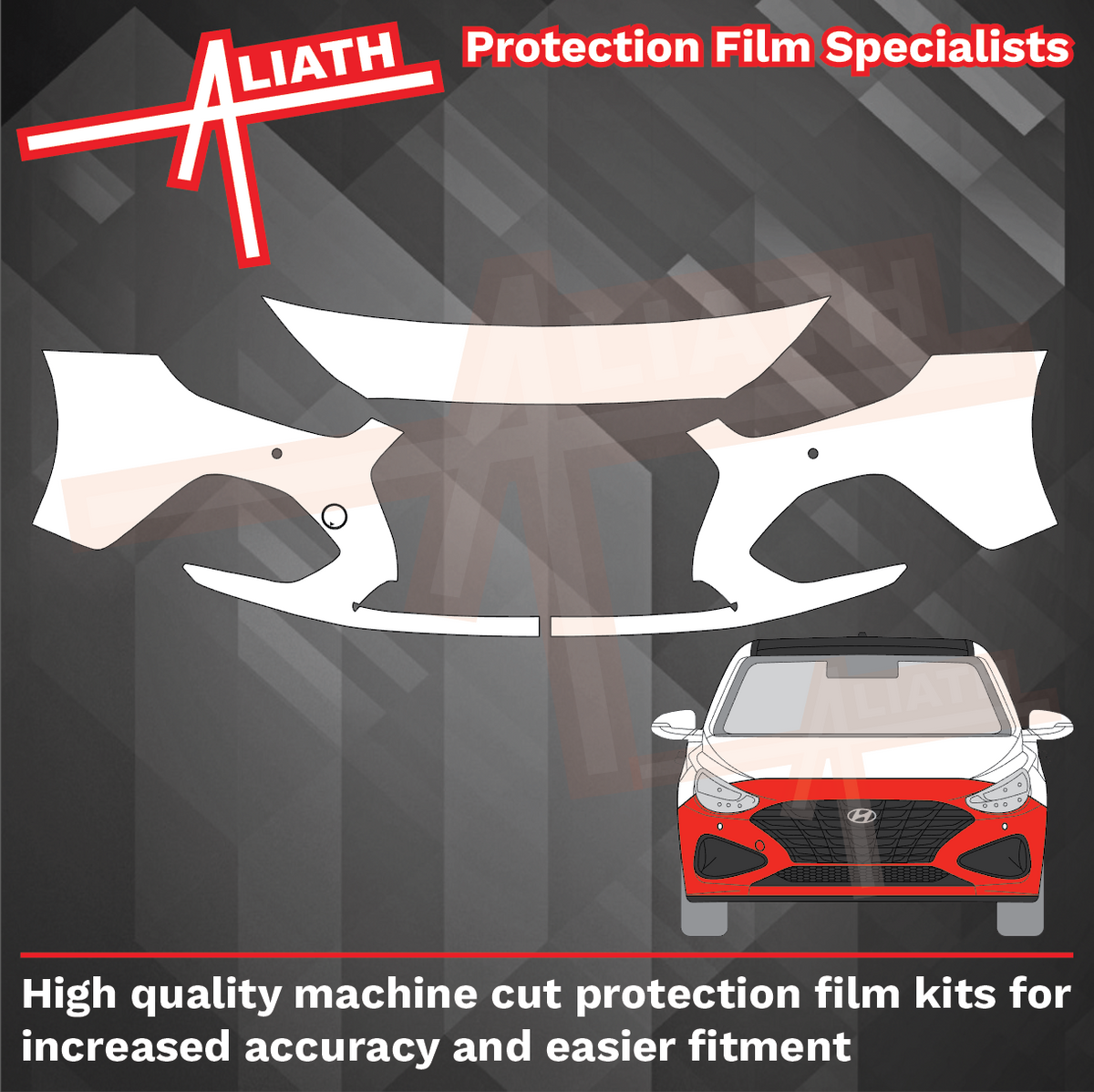 Hyundai i30 N Performance 2018-2021, Front Bumper CLEAR Paint Protection