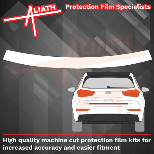Hyundai i30 2017-Present, Rear Bumper Upper CLEAR Scratch Protection