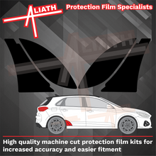 Hyundai i30 2017-Present, Rear Door & QTR Arches BLACK Paint Protection