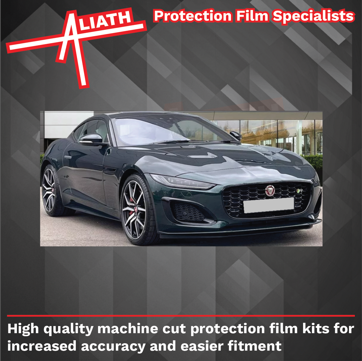 Jaguar F-Type 2012-Present, Rear QTR Arches CLEAR Paint Protection