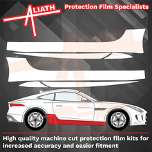 Jaguar F-Type Sport 2013-2019, Sill Skirt Panel Trim CLEAR Paint Protection