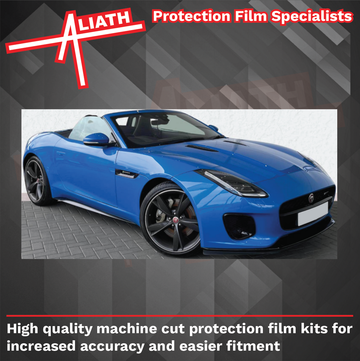 Jaguar F-Type Sport 2013-2019, Sill Skirt Panel Trim CLEAR Paint Protection
