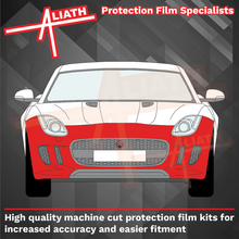 Jaguar F-Type 2013-2019,  Front Bumper CLEAR Paint Protection