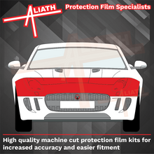 Jaguar F-Type 2013-2019,  Front Nose Sections CLEAR Paint Protection