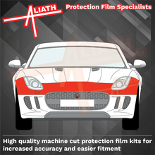 Jaguar F-Type 2013-2019,  Front Bumper Upper CLEAR Paint Protection