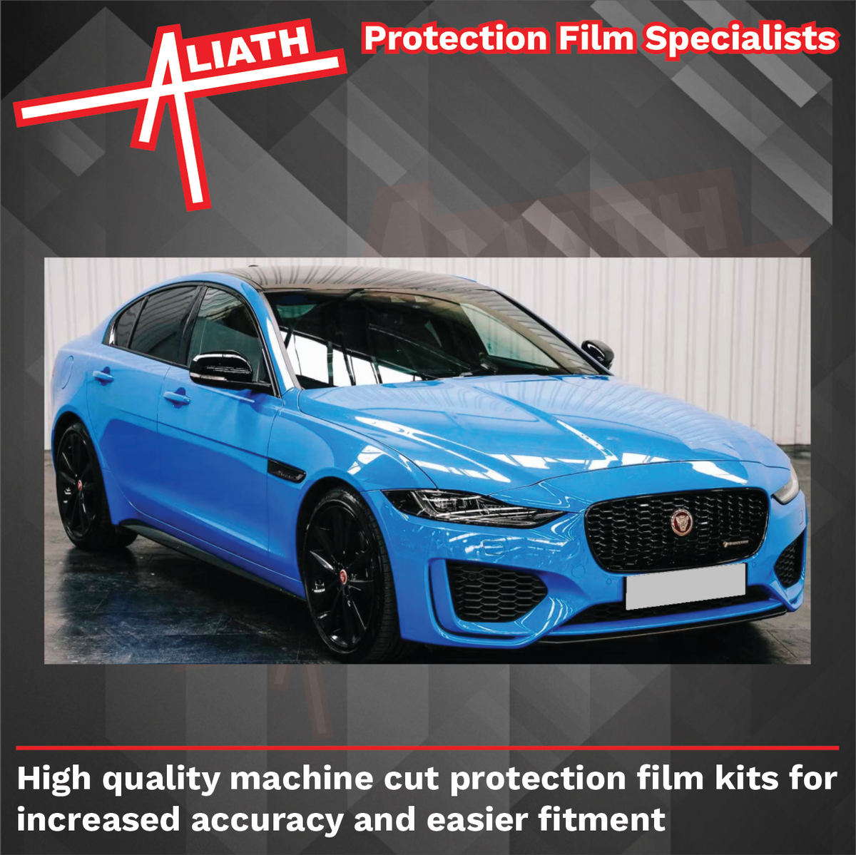 Jaguar XE Sport 2015-Present, Side Sill Skirt Trim Rear CLEAR Paint Protection