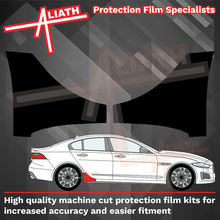 Jaguar XE Sport 2015-Present, Side Sill Skirt Trim Rear BLACK Paint protection