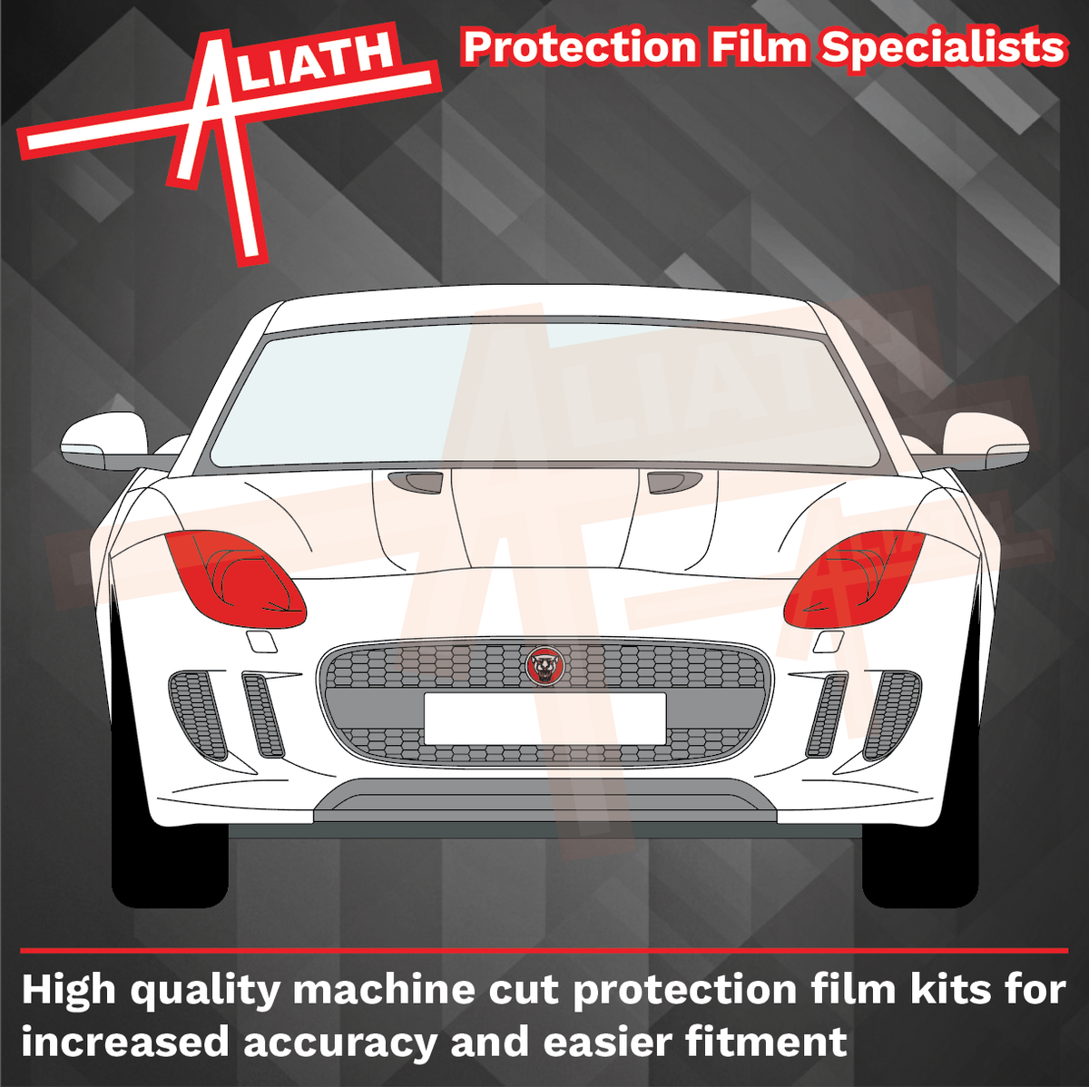 Jaguar F-Type 2012-2019, Headlights CLEAR Stone Protection