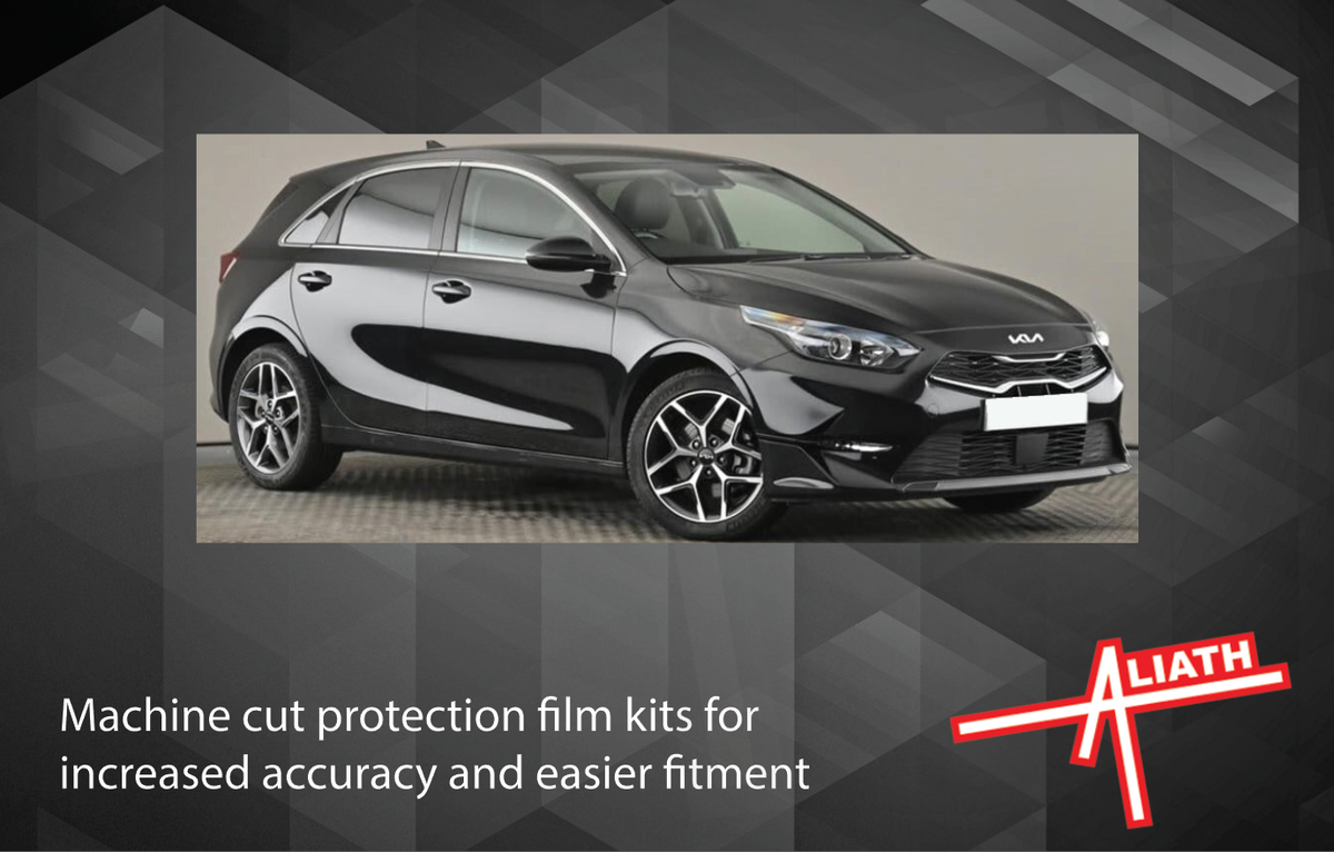 Kia Ceed 2021-Present, Rear QTR Arch Lower Sections CLEAR Paint Protection