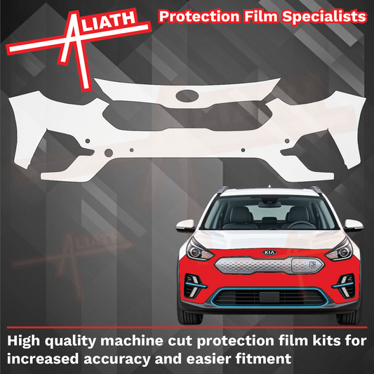 Kia E-Niro 2019-2022, Front Bumper CLEAR Paint Protection