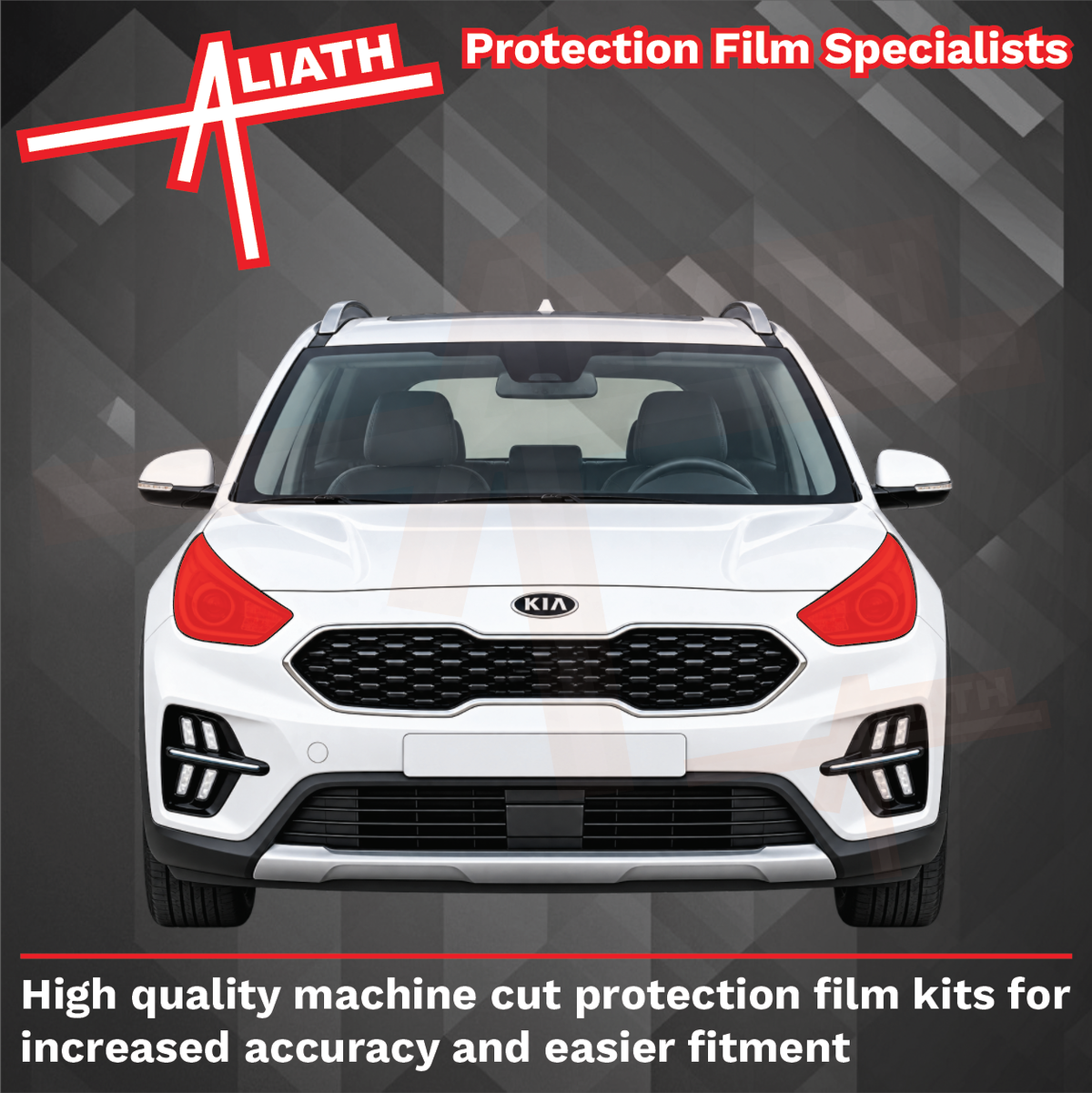 Kia E-Niro & Niro 2016-2022, Headlights CLEAR Paint Protection