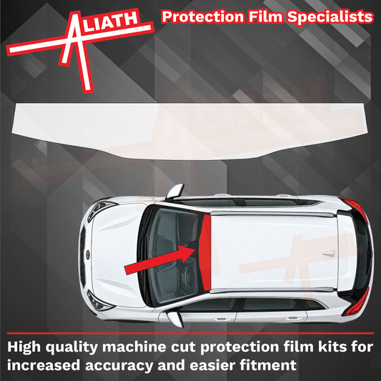 Kia E-Niro & Niro 2016-2022, Roof Front Sections CLEAR Paint Protection