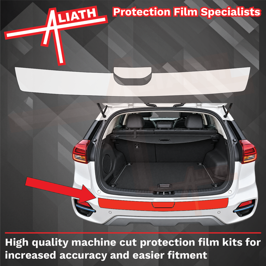 Kia E-Niro & Niro 2016-2022, Rear Bumper Upper CLEAR Paint Protection