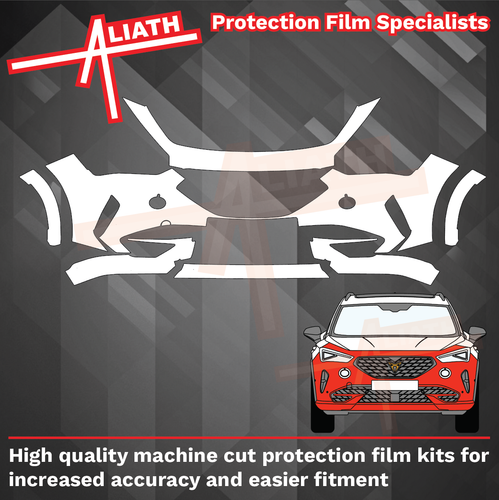 Cupra Formentor 2020-Present, Front Bumper CLEAR Paint Protection