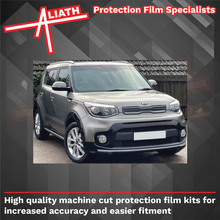 Kia Soul 2014-2019, Door Handle Cups CLEAR Paint Protection
