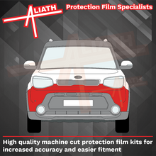 Kia Soul 2014-2018, Front Bumper CLEAR Paint Protection