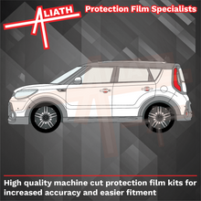 Kia Soul 2014-2019, Door Handle Cups CLEAR Paint Protection