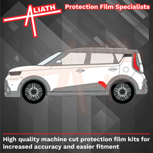 Kia Soul 2019-Present, Rear Door & Arch Lower CLEAR Paint Protection