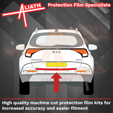 Kia Sportage 2022-Present, Rear Bumper Upper BLACK Paint Protection