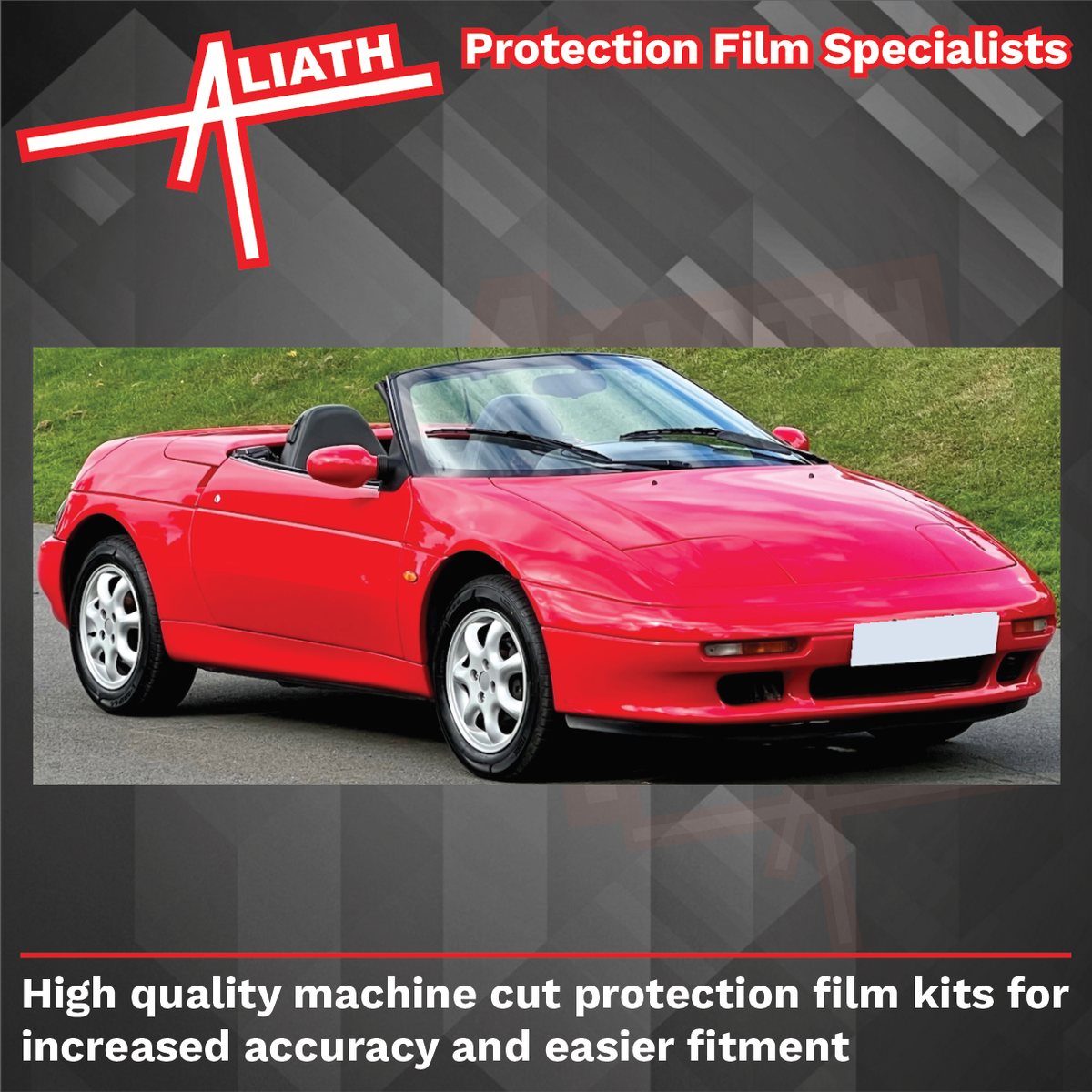 Kia Elan 1996-1999, Front & Rear Arches CLEAR Paint Protection