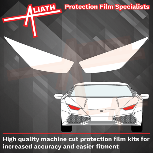 Lamborghini Huracan 2019-Present, Headlights CLEAR Stone Protection