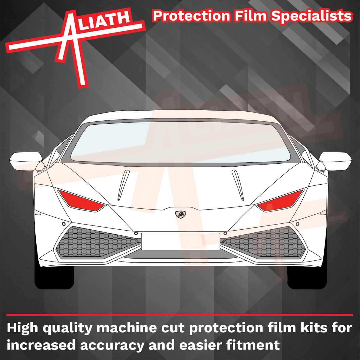 Lamborghini Huracan 2019-Present, Headlights CLEAR Stone Protection
