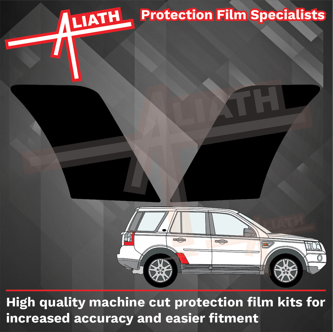 Landrover Freelander 2006-2015, Rear Door Arches BLACK Paint Protection