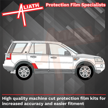 Landrover Freelander 2006-2015, Rear Door Arches BLACK Paint Protection