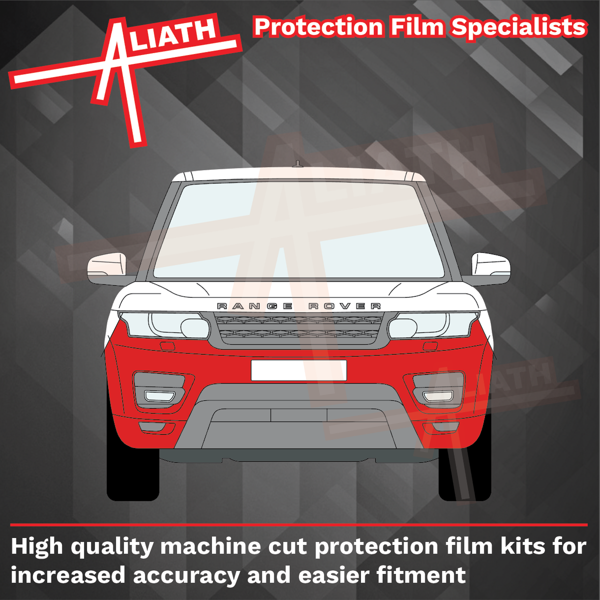 Range Rover Sport 2013-2018, Front Bumper CLEAR Paint Protection