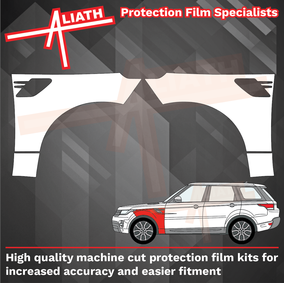 Range Rover Sport 2013-2021, Front Wings CLEAR Paint Protection