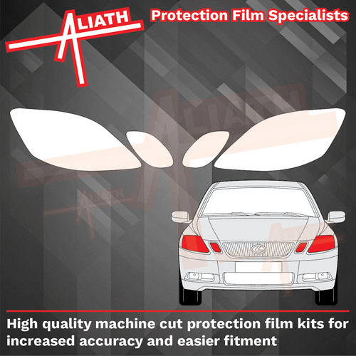 Lexus GS 2005-2011, Headlights CLEAR Stone Protection