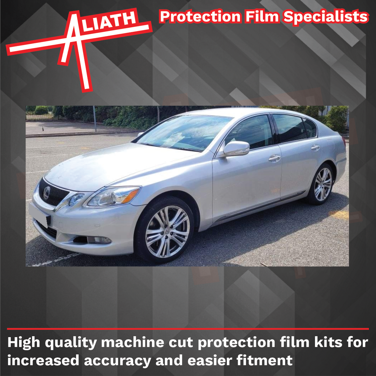Lexus GS 2005-2011, Headlights CLEAR Stone Protection