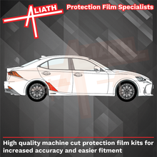 Lexus IS 2013-2019, Rear QTR & Door Lower Arches BLACK Paint Protection