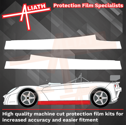 Lotus 2 Eleven 2007-2011, Side Sill Skirts CLEAR Paint Protection