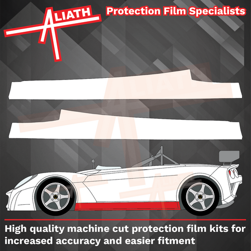 Lotus 2 Eleven 2007-2011, Side Sill Skirts CLEAR Paint Protection