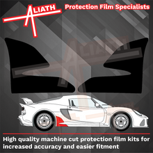 Lotus Exige S3 2012-Present, Rear Sill Skirt Anniversary Style BLACK Paint Protection