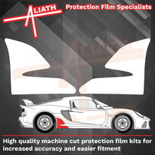 Lotus Exige S3 2012-Present, Rear Sill Skirt Anniversary Style CLEAR Paint Protection