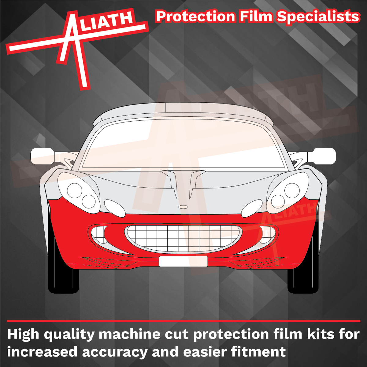 Lotus Elise S2 2001-2011 Front Bumper CLEAR Paint Protection