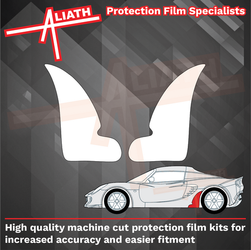 Lotus Elise S2 2001-2011, Rear QTR Sill (Deeper) CLEAR Paint Protection