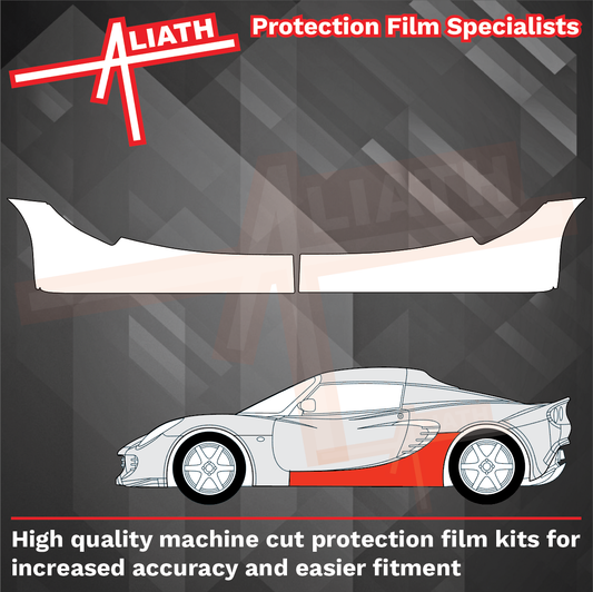 Lotus Elise S2 2001-2011 Side Sill Skirt Trim CLEAR Paint Protection