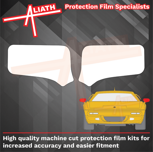 Lotus Esprit S4 1993-2004, Door Mirror Caps CLEAR Paint Protection