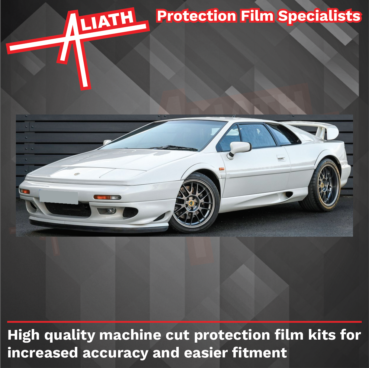 Lotus Esprit S4 1993-2004, Door Mirror Caps CLEAR Paint Protection
