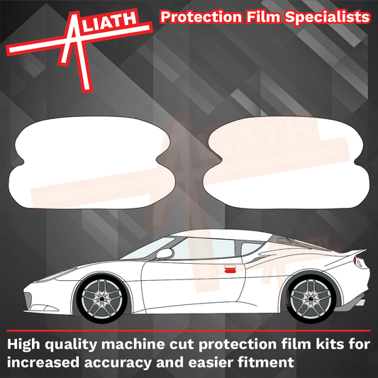 Lotus Evora 2009-2022, Door Handle Cups CLEAR Paint Protection