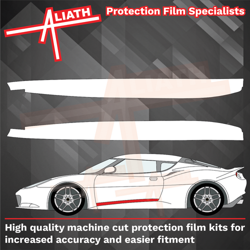 Lotus Evora 2009-2022, Lower Doors CLEAR Paint Protection