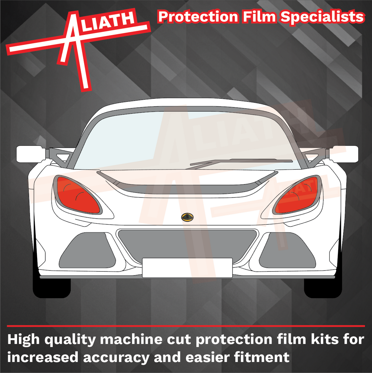 Lotus Exige S3 2012-Present, Headlights CLEAR Paint Protection