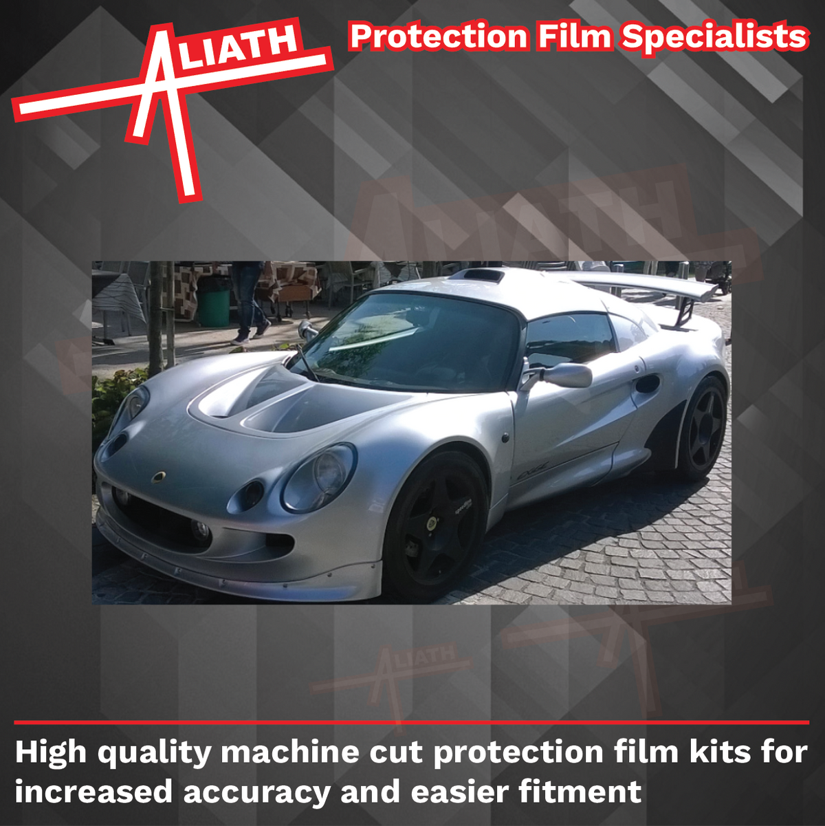 Lotus Exige S1 2000-2004, Rear QTR Arch BLACK Paint Protection